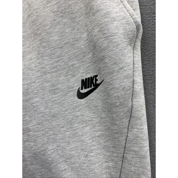 Nike Men's Tech Fleece Jogger Sweatpants 805162-063 Heather Gray Black Small - Picture 10 of 15